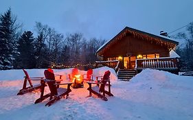 Chalet Le Crepuscule Spa, Billard, Foyer, Sentiers Prives